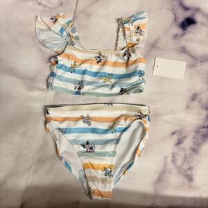 Disney Mickey and Friends Ruffle Girls two piece Swimsuit